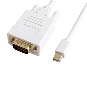 GOPPA Mini DisplayPort→VGAケーブル 1m｜GP-MDPV15W-10｜[通販