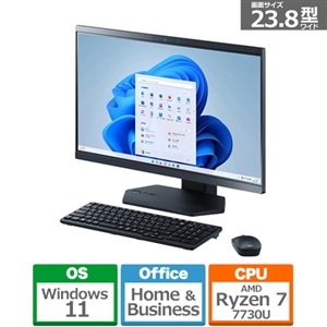 NEC LAVIE A23 A2365/GAB 23.8型オールインワンデスクトップPC｜PC