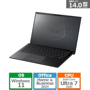 VAIO 14型モバイルパソコン SX14-R Ultra7 16GB 512GB 14.0FHD  Win11Home｜VJS4R190111B｜[通販]ケーズデンキ