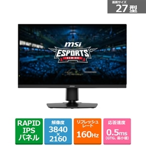 MSI（エムエスアイ） 27型ゲーミングモニター MAG 272URDF E16｜MAG