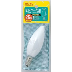 ELPA VfA E14x[Xp 25W E14 G-700H(W)