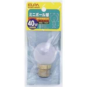 ELPA ~j{[ 40W B22D G-8014H (F)