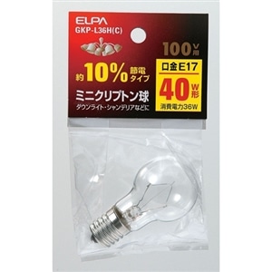 ELPA&nbsp;�~�j�N���v�g���d���@40W E17&nbsp;GKP-L36H(C)