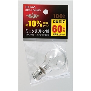 ELPA&nbsp;�~�j�N���v�g���d���@60W E17&nbsp;GKP-L54H(C)