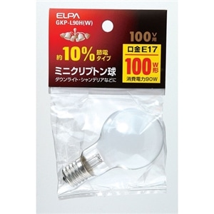 ELPA&nbsp;�~�j�N���v�g���� 100W E17&nbsp;GKP-L90H (W)