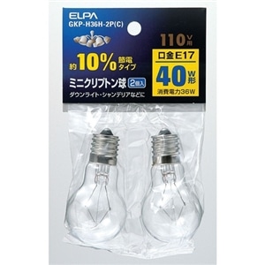 ELPA&nbsp;�~�j�N���v�g���d���@40W E17&nbsp;GKP-H36H-2P(C)