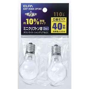 ELPA&nbsp;�~�j�N���v�g���d���@40W E17&nbsp;GKP-H36H-2P(W)