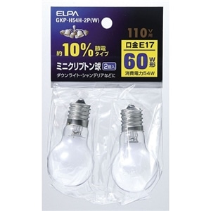 ELPA&nbsp;�~�j�N���v�g���d���@60W E17&nbsp;GKP-H54H-2P(W)
