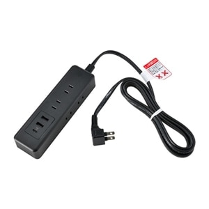 エルタ　パワーカート　PC2-6S ELPA コード付きタップ 6個口 USB-A×2 USB-C×1 雷ガード｜WL-6322SUC