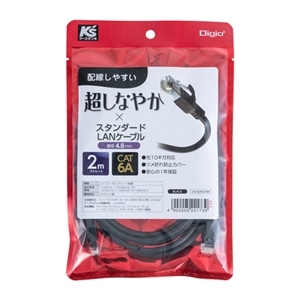 �i�J�o���V&nbsp;LAN�P�[�u���^2���^�X�^���_�[�h�^�C�v&nbsp;LKS-S6A020BK