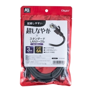 �i�J�o���V&nbsp;LAN�P�[�u���^3���^�X�^���_�[�h�^�C�v&nbsp;LKS-S6A030BK