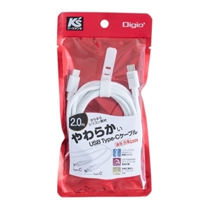 �i�J�o���V&nbsp;USB�@Type-C to C�P�[�u���^2.0m&nbsp;UKS-CC20W