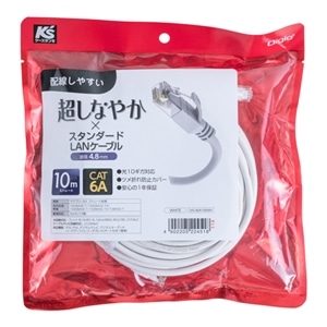 �i�J�o���V&nbsp;LAN�P�[�u���^10���^�X�^���_�[�h�^�C�v&nbsp;LKS-S6A100WH