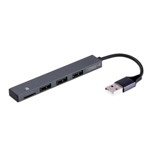 iJoV A~ɔUSBnu STIXV[Y USB2.0 3|[g+SDJ[h[_[C^[ COM-2MSD083GY