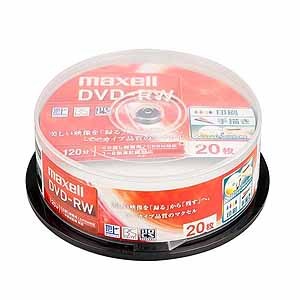 maxell（マクセル） 録画用ＤＶＤ－ＲＷ｜DW120WPA.20SP｜[通販 