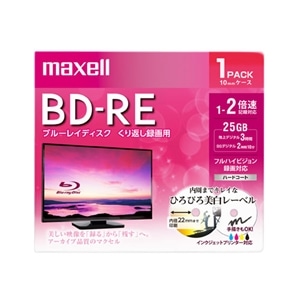 maxell（マクセル） 録画用ＢＤ－ＲＥ｜BEV25WPE.1J｜[通販]ケーズデンキ