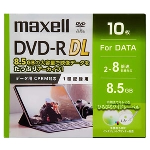 maxell�i�}�N�Z���j&nbsp;�f�[�^�pDVD-R DL�i2�`8�{�� CPRM�Ή��j&nbsp;DRD85WPG.10S