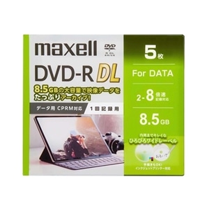maxell�i�}�N�Z���j&nbsp;�f�[�^�pDVD-R DL�i2�`8�{�� CPRM�Ή��j&nbsp;DRD85WPG.5S