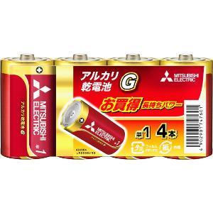 三菱電機（MITSUBISHI） アルカリ単一乾電池４本｜LR20GD/4S｜[通販]ケーズデンキ