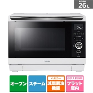 東芝（TOSHIBA） 石窯ドーム過熱水蒸気オーブンレンジ｜ER-D90A(W)｜[通販]ケーズデンキ