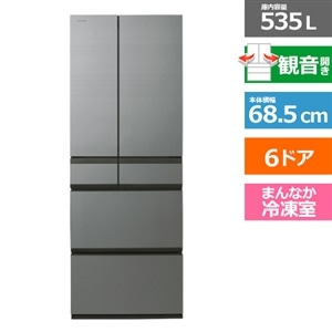 ���ŁiTOSHIBA�j&nbsp;6�h�A�①�Ɂ@FREEZA�i�t���[�U�j�@WF�V���[�Y&nbsp;GR-A540WF(ZH)