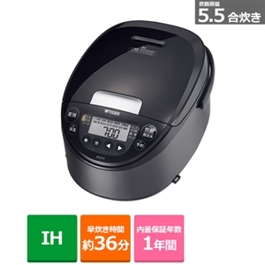 デジタル炊飯器 ブラック タイガー魔法瓶 IHジャー炊飯器〈炊き立て〉｜JPW-K100 KV｜[通販