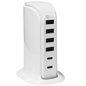 JV AC[d AC Type-C2P USB-A4P 40W  o[Vu AC-044