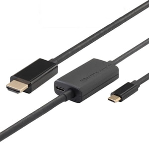 ラトックシステム USB Type-C to HDMI 変換ケーブル （PD対応・1m