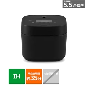 アイリスオーヤマ IHジャー炊飯器｜SHK-LS110-B｜[通販]ケーズデンキ