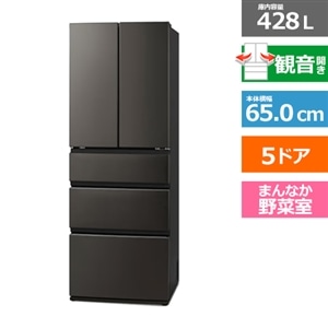 アイリスオーヤマ 5ドア冷凍冷蔵庫｜IRSN-FX43A-H｜[通販]ケーズデンキ