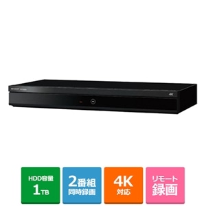 SHARP Blu-rayレコーダー WtENp-m54965898174 レコーダー | torogoz.com