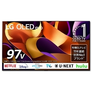 LG 97V型 4Kチューナー内蔵有機ELテレビ OLED G4シリーズ