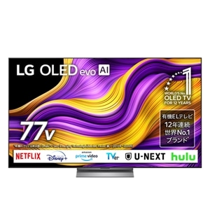 LG 77V^@4K`[i[L@ELer@LG OLED evo AI G5@YouTubeΉ /NetflixΉ OLED77G5PJB