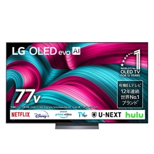 LG 77V^@4K`[i[L@ELer@LG OLED evo AI C5@YouTubeΉ /NetflixΉ OLED77C5PJA