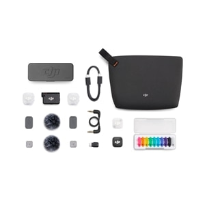 DJI�i�f�B�[�W�F�C�A�C�j&nbsp;DJI Mic Mini 2�i2 �g�����X�~�b�^�[ + 1 ���V�[�o�[ + �[�d�P�[�X�j&nbsp;DMM529