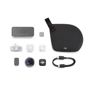 DJI�i�f�B�[�W�F�C�A�C�j&nbsp;DJI Mic Mini 2�i1 �g�����X�~�b�^�[ + 1 ���o�C�����V�[�o�[ + �[�d�P�[�X�j&nbsp;DMM533