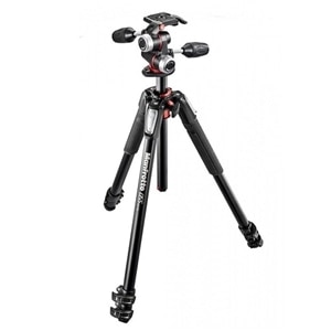 Amazon | Manfrotto 三脚 プロ三脚+3ウェイ雲台セット 3段 中型