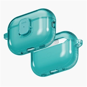 UNIQij[Nj AirPods Pro 3pP[X@Glase Pro  Protective Clear Case with Clasp Lock UNIQ-AIRPODSPRO3-GLSPTEAL