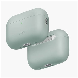 UNIQ�i���j�[�N�j&nbsp;AirPods Pro 3�p �P�[�X�@ Lino  Liquid Silicone Case&nbsp;UNIQ-AIRPODSPRO3-LINOICEGRN