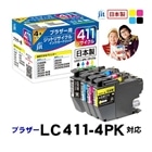 �W�b�g&nbsp;���T�C�N���C���N�J�[�g���b�W�@4�F�p�b�N�@�u���U�[ LC411-4PK�Ή�&nbsp;JIT-B4114P