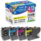 �W�b�g&nbsp;���T�C�N���C���N�J�[�g���b�W�@4�F�p�b�N�@�u���U�[ LC412-4PK�Ή�&nbsp;JIT-B4124P