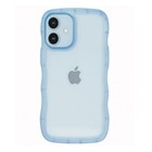 �b�n�b�n��������&nbsp;iPhone 17�Ή� �N���A�Ȃ��˂��˃P�[�X&nbsp;1818-17-BLUE