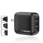 o[xC^ Verbatim MGAN100-3V1 GaN[d 100W USB PDΉ USB-C|[g×2 USB-A|[g×1 MGAN100-3V1