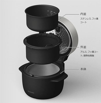 炊飯器・餅つき機 BALMUDA the GOHAN BALMUDA The Gohan(ザ ゴハン)新登場！｜[通販]ケーズデンキ