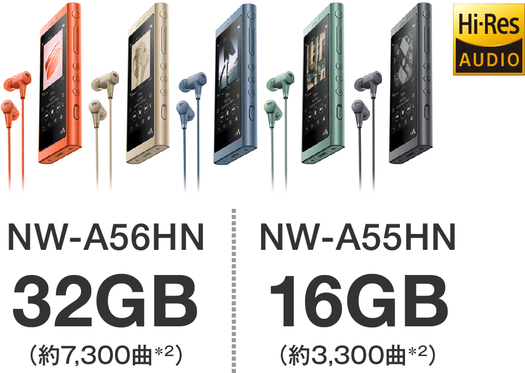 SONY たらしく ウォークマン Aシリーズ NW-A56HN(B) 32GB