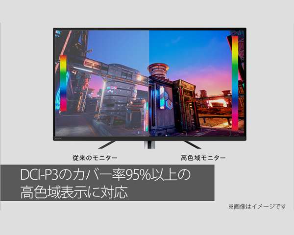 ソニーがゲーミングギア業界に参入！「4Kゲーミングモニター」が